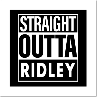 Ridley Name Straight Outta Ridley Posters and Art